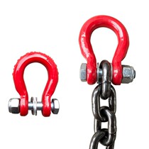 Chain shackle butterfly buckle U type buckle H buckle chain fastening manganese steel chain connecting piece hoisting shackle rope