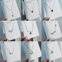 Necklace Female choker students Korean version of simple pearl pendant Clover neck ornaments collar neck chain head