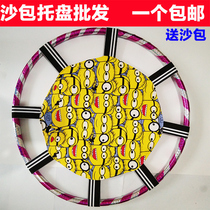 Kindergarten sandbag tray bounce circle children Primary School students throw sandbags toys outdoor play music