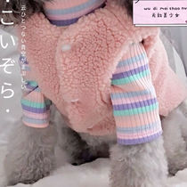 Little dog clothes vest small dog cat cotton-padded clothes female Chihuahua Teddy Bears Bumi autumn and winter clothes spring clothes