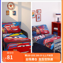  Foreign trade European and American printing kit Car story series Baby bedding kit Kindergarten bedding