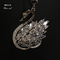 Brand flash Austrian Crystal Swan sweater chain sweater pendant accessories dress accessories long necklace women