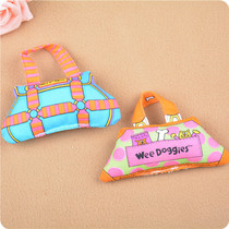 Small wallet toy US FatCat vocal and biting canvas pooch toy pet resistant to bite toy