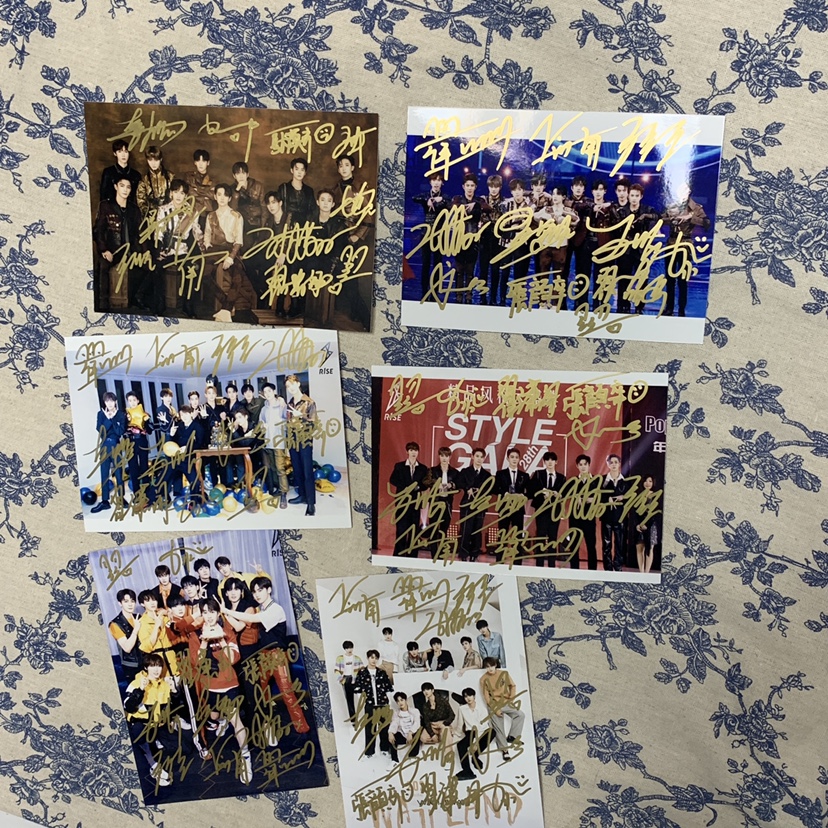 R1SE autographed photo group sign 7 inch event site pro-sign fans should help the surrounding fidelity collection gifts