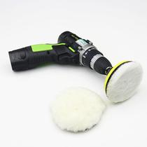 Wool polishing sheet car paint polishing sheet wool grinding flake 4 inch 100mm polished wool wheel self-adhesive polishing wool wheel