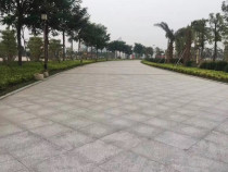 Sesame white hemp stone Fire surface Coarse hemp surface Granite stone Stone Marble courtyard floor paving anti-slip square