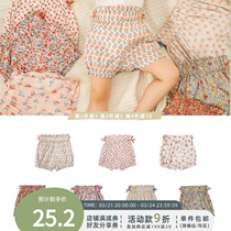 Young Yo-yo Girl Little Fresh Flower Bud Shorts Summer New Ocean Gas Easy Crub Pants Baby Thin style Casual Pants