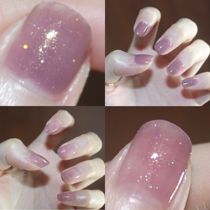 Neon song Nail polish shaking sound Long-lasting taro ball purple potato color net red non-toxic and tasteless Sands series