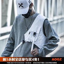 Xiaobin Guochao multi-function adjustable with tactical vest vest multi-pocket matching men and women shoulder outside