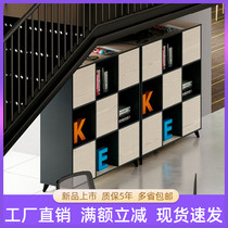 Simple modern office furniture office filing cabinet data cabinet storage cabinet floor cabinet partition cabinet modeling cabinet