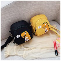 New children bag cute cartoon shoulder bag boys and girls Fashion shoulder bag kids casual canvas satchel bag