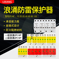 Lixiang surge protector 220V 2p lightning protection protector surge protector 4p first-level household Lightning switch