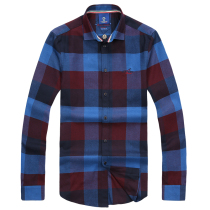 GOLD SHARK ACS31606 mens shirt autumn Plaid long sleeve shirt spring and autumn