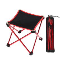 Cool ultra-lightweight portable folding stool Outdoor folding chair sitting on a train pony tie aluminum alloy fishing sketching chair