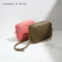 CHARLES & KEITH 21 Autumn new product CK2-70781565-1 Womens letter chain portable messenger bag