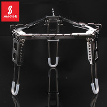 Ao Deng outdoor camping stove head bracket outdoor camping cookware portable foldable triangular gas stove rack