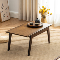 Laptop making table minimalist for home students Lazy Learning Table Bedroom Bed Modern Solid Wood Folding Desk