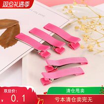 Small Pig Woven House 5 cm Packs Cloth Han Prints Haircut Handmade DIY Hair Accessories Stick Cloth Duckbill Side Clips No