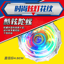 Gyro toy New gyro gun Childrens luminous gyro gun type gyro hand turn gyro combat disc boy toy