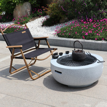 Outdoor Grill charcoal charcoal stove household barbecue table stove Courtyard Grill outdoor Brazier barbecue table