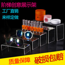Multifunctional display rack makeup first jewelry shoe rack transparent acrylic display rack shoe support ladder display props