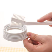 Japanese imported brush gap brush Cup Cup Cup cover gap brush kitchen dead angle groove pot cover groove cleaning brush