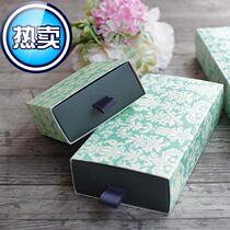 Creative folding pull tea packaging drawer box custom XT07 large 9 socks panties drawer box S24