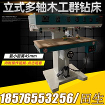 MZ54108 pneumatic hydraulic vertical multi-axis group drilling machinery wood working machinery upright group drilling machine multi-axis drilling machine drilling bag