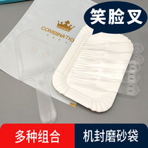 Customer ordered 6 disposable medium upscale cake knife fork disc suit cake tote knife cake fork 5 fork 5 pan