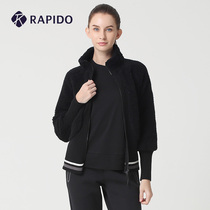 RAPIDO break Thunder Winter Lady soft and light elastic warm webbing lamb cashmere casual sports jacket