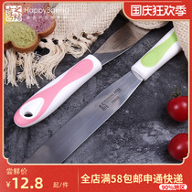 Hei-roasted stainless steel cream spatula demoulding knife cake flattening knife mixing rod baking tool smoothing knife