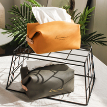 MZao model room tissue box home living room creative Nordic ins napkin tissue storage box car drawing paper box