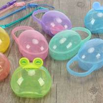  Pacifier box Dustproof portable universal baby anti-falling chain anti-losing chain rope teether storage storage box