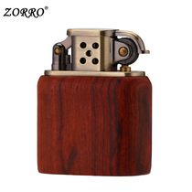 Zorro Zorro kerosene lighter male old nine retro old-fashioned blood sandalwood personality creative nostalgic antique