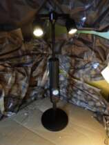 Bar charging table lamp Double head high pole lamp Blue light touch table lamp LED bar lamp Card holder service lamp