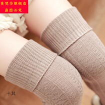 Fu Van Sa Chunqiu thick and long non-slip high socks over the knee Korean long socks women winter thin half