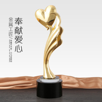 Crystal trophy custom lettering Spot glass trophy medal system award gift souvenir