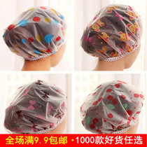 Fashion cute waterproof shower cap adult Mu wash hat waterproof bath hat swimming cap long hair cap 1242