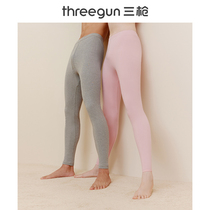 Three gun Johns mens cotton stretch trousers 2021 autumn and winter New couple warm pants comfortable cotton warm pants