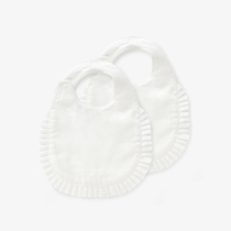 British newborn baby saliva towel baby Four Seasons gauze button shoulder 164774