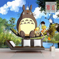 Custom Hayao Miyazaki anime wallpaper childrens room cartoon chincho wallpaper boys and girls bedroom background wall cloth