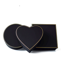 Large number of silk boxes gold-plated heart-shaped round square flowers packaging material 66 Hearts Shaped Boxes Shake Sound Creativity Boxes