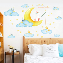 Cute cartoon wall stickers childrens room wall decoration wall stickers self-adhesive bedroom kindergarten wall painting