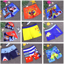 New boys swimming trunks cute cartoon hot spring flat angle children swimming trunks children baby swimming pool swimsuit