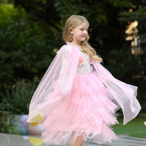 Halloween Childrens student Beatles clothed girl ice and snow chipper Princess Leia The Princess Leia Cape Hood