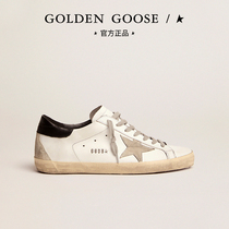 Golden Goose mens shoes Super-Star retro Dirty Dirty Shoes Small White Shoes Black Tail Stars Casual Board Shoes