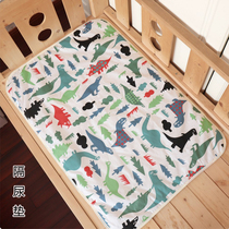 Clearance baby waterproof diaper pad cartoon washable breathable absorbent crib cotton leak proof sheet mattress large
