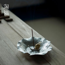 Alloy snail incense thread incense Zen incense burner pendulum line incense base kung fu tea fragrance tea ceremony household tea set accessories