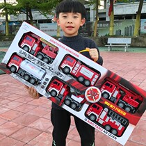 Douyin childrens toys charge 3 cars 5 children 10 years old 7 boys 9 Boys 4-6 birthday gifts 8 fire trucks