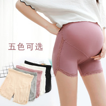 Pregnant women belly pants summer lace lace safety pants fashion tide mom modal three-point shorts safety leggings